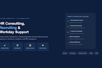provide HR consulting recruiting and workday support