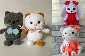 craft soft cuddly custom plush dolls pattern personalized plush toy from concept