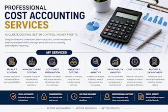 provide cost accounting, product costing, cost analysis