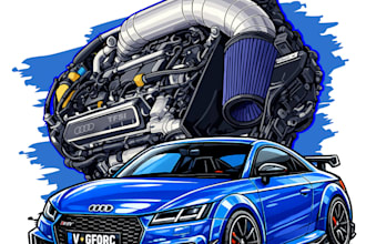design cartoon car illustration for you