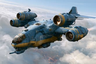 sci fi vehicle and sci fi art