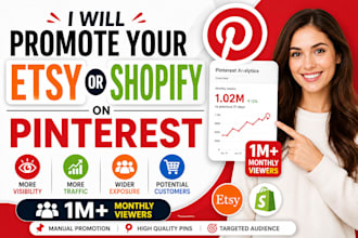 promote your etsy shop or website on pinterest