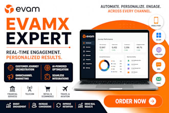 setup evamx customer journey, marketing automation, omnichannel and integrations