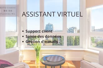 etre votre assistant virtuel francophone et support client