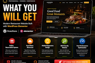 build a restaurant website in wordpress