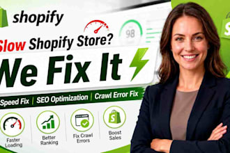 be your shopify SEO expert for speed fix, optimization, indexde and crawl errors
