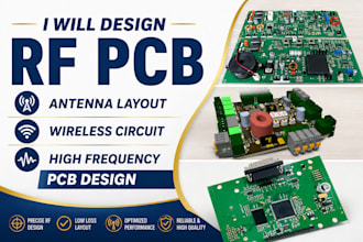 design rf pcb antenna layout wireless circuit and high frequency pcb design