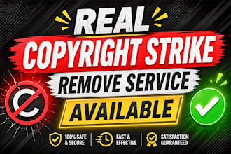 remove copyright strike with guarantee
