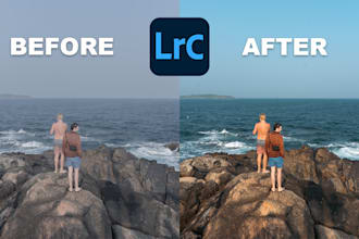 edit raw photos, color correct, and cull in lightroom