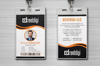 design professional id card