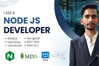build a saas or erp rest API with nodejs and mongodb