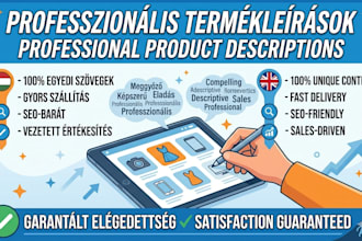 write professional product descriptions