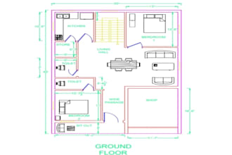 design clean 2d floor plans with furniture layout