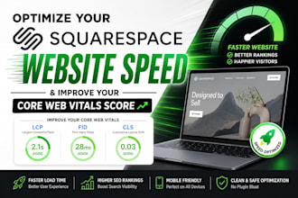 optimize your squarespace website speed and improve your core web vitals