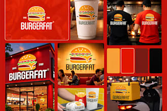 design modern cafe, restaurant logo or restaurant branding
