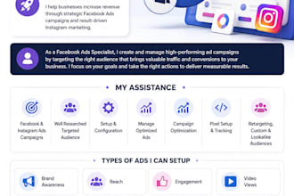 establish and refine facebook  instagram advertising campaign