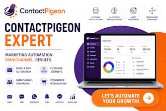 setup contactpigeon marketing automation, omnichannel and ecommerce integrations
