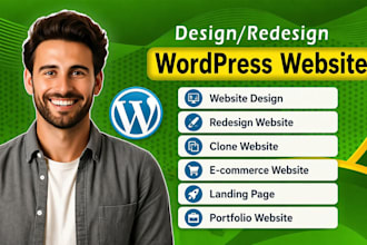 design wordpress website, website development as a wordpress developer