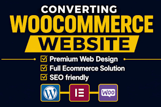 build a professional ecommerce website, online store, and webshop using wordpres