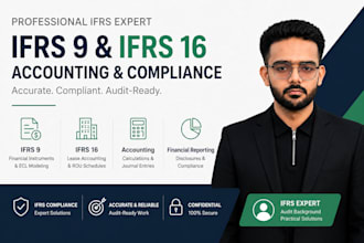 provide ifrs 9 and ifrs 16 accounting and compliance