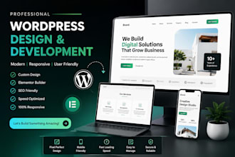 create a professional wordpress website design or redesign