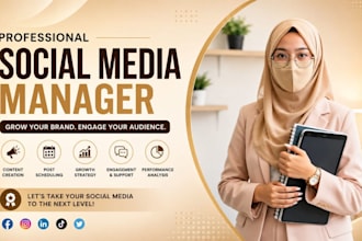be your social media manager and strategist for organic growth