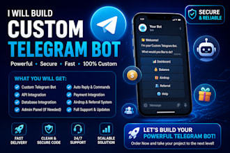 build a custom telegram bot