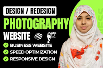 build a photography, videography or drone portfolio website in squarespace