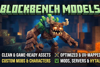 make high quality models in blockbench