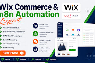 setup wix commerce web fix n8n automation sms blast email marketing campaings