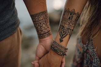 create your custom tribal, geometric and sigil tattoo design