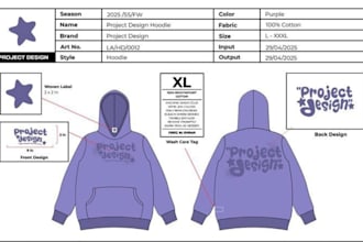 design clothing tech pack apparel garment fashion designer cloth manufacturer