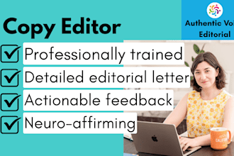 professionally edit and proofread your fiction novel