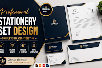 design stationery design, letterhead folder, printable business card