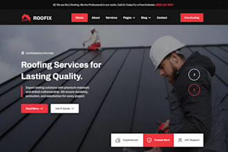 design redesign wix handyman property maintenance website drywall repair website