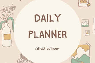 design custom digital planners and journals for you