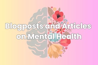 write you an article on mental health