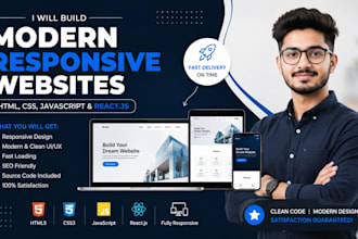 build a modern responsive website