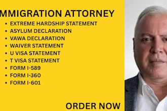 be your immigration lawyer for asylum, vawa, u visa, waivers, and green cards