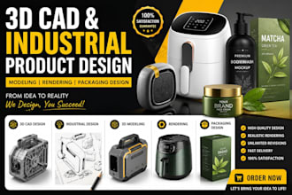 3d cad design industrial product design modeline rendering packaging design