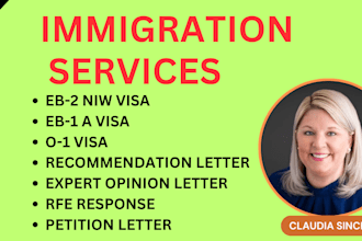 draft an eb2 niw recommendation letter for US immigration