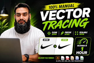 do vector tracing, vectorize logo, convert to vector