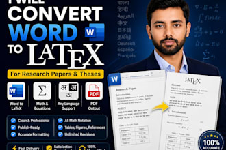 convert word to latex for research papers and theses