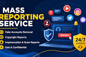 do mass report facebook youtube instagram reddit twitter and google maps