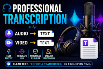 provide fast and accurate transcription services