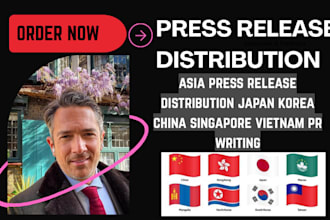 asia press release distribution japan korea china singapore vietnam pr writing