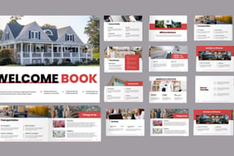 design airbnb welcome book house manual guide book for smooth guest stay