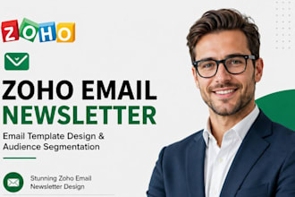 create stunning zoho email newsletter, template and audience segmentation