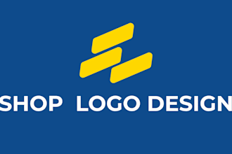 design modern restaurant and shop logo in canva 24h delivery