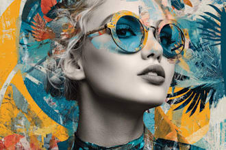make you fabulous collage art design